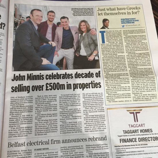 John-Minnis-Estate-Agenct-Coverage-Belfast-Telegraph